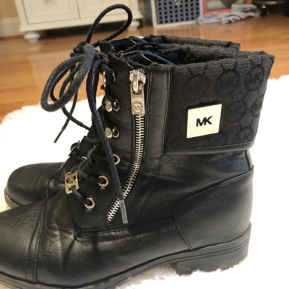 Michael Kors combat boots!